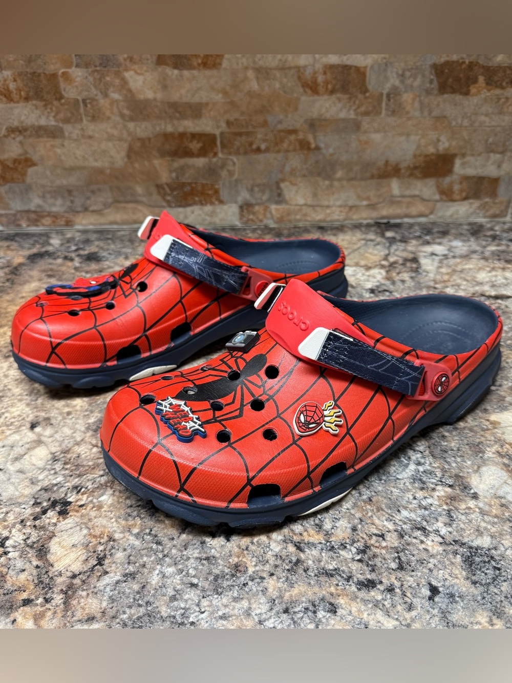 Marvel Team Spider-Man x CROCS All Terrain Clog Men's Size 13 208782-410